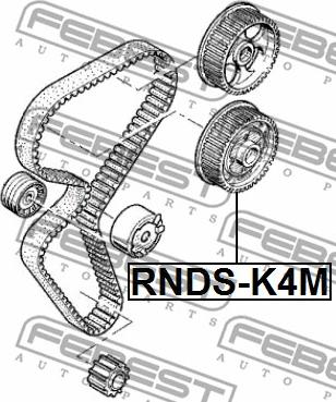 Febest RNDS-K4M - Sadales vārpstas regulēšanas mehānisms ps1.lv