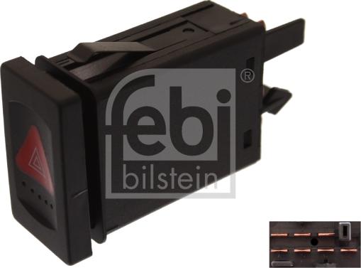 Febi Bilstein 44701 - Avārijas gaismas signāla slēdzis ps1.lv