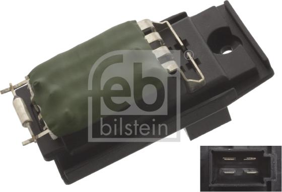 Febi Bilstein 45415 - Rezistors, Salona ventilators ps1.lv