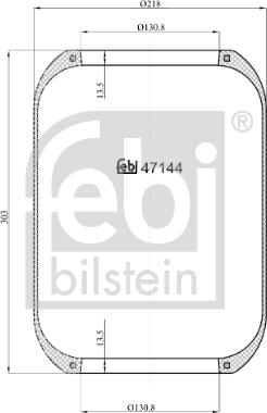 Febi Bilstein 47144 - Pneimoatsperes spilvens, Pneimopiekare ps1.lv