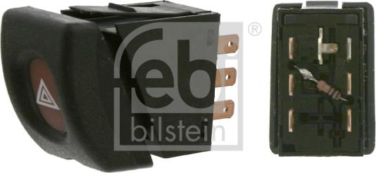 Febi Bilstein 01566 - Avārijas gaismas signāla slēdzis ps1.lv