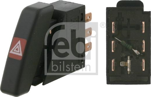 FEBI Bilstein 01515 - Avārijas gaismas signāla slēdzis ps1.lv