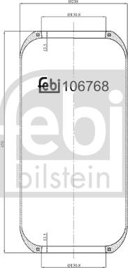 Febi Bilstein 106768 - Pneimoatsperes spilvens, Pneimopiekare ps1.lv