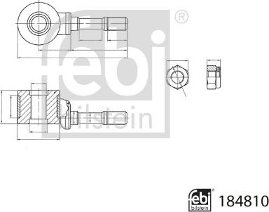 Febi Bilstein 184810 - Stiepnis / Atsaite, Stabilizators ps1.lv