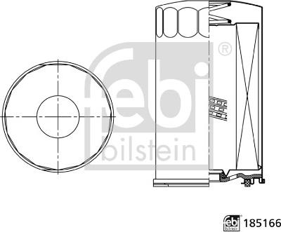 FEBI Bilstein 185166 - Dzesēšanas šķidruma filtrs ps1.lv