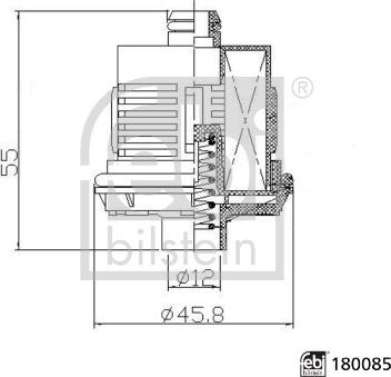 FEBI Bilstein 180085 - Hidrofiltrs, pilnpiedziņas daudzdisku berzes sajūgs ps1.lv