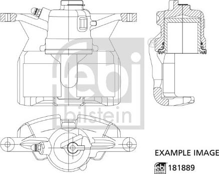 Febi Bilstein 181889 - Bremžu suports ps1.lv