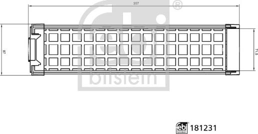 Febi Bilstein 181231 - Gaisa filtrs ps1.lv