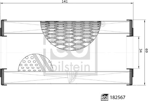 Febi Bilstein 182567 - Eļļas filtrs ps1.lv