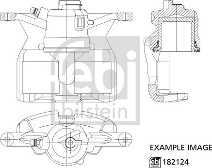 Febi Bilstein 182124 - Bremžu suports ps1.lv