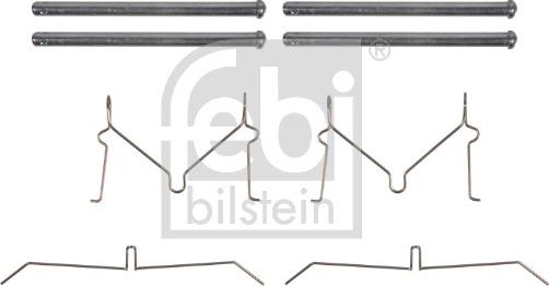 Febi Bilstein 182375 - Piederumu komplekts, Disku bremžu uzlikas ps1.lv