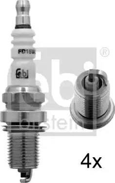 Febi Bilstein 13414 - Aizdedzes svece ps1.lv