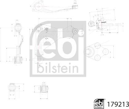 Febi Bilstein 179213 - Neatkarīgās balstiekārtas svira, Riteņa piekare ps1.lv