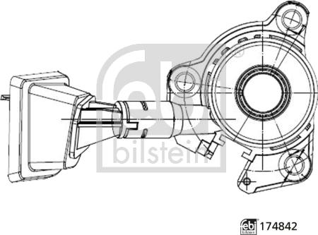 Febi Bilstein 174842 - Centrālais izslēdzējmehānisms, Sajūgs ps1.lv