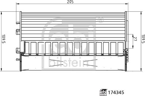 Febi Bilstein 174345 - Eļļas filtrs ps1.lv