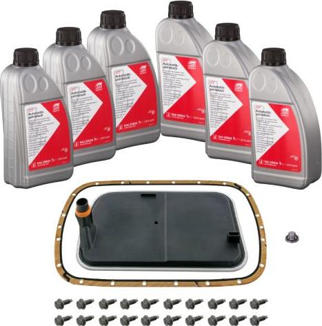 FEBI Bilstein 176873 - Rez. daļu komplekts, Autom. pārnesumkārbas eļļas maiņa ps1.lv