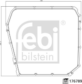 Febi Bilstein 176789 - Blīve, Eļļas vācele-Autom. pārnesumkārba ps1.lv