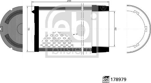 Febi Bilstein 178979 - Gaisa filtrs ps1.lv