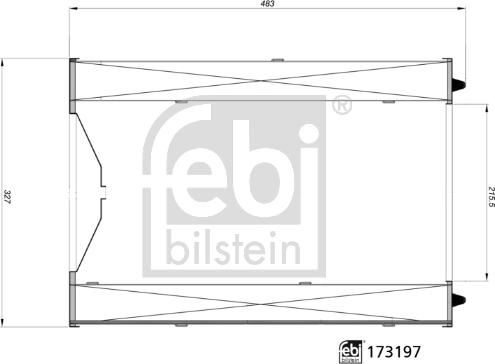 Febi Bilstein 173197 - Gaisa filtrs ps1.lv