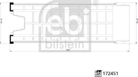 Febi Bilstein 172451 - Gaisa filtrs ps1.lv