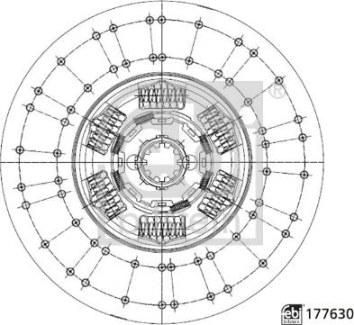 Febi Bilstein 177630 - Sajūga disks ps1.lv