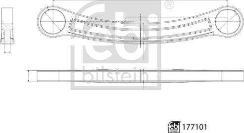 Febi Bilstein 177101 - Neatkarīgās balstiekārtas svira, Riteņa piekare ps1.lv