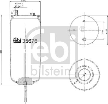 Febi Bilstein 35676 - Pneimoatsperes spilvens, Pneimopiekare ps1.lv