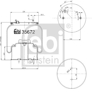 Febi Bilstein 35672 - Pneimoatsperes spilvens, Pneimopiekare ps1.lv