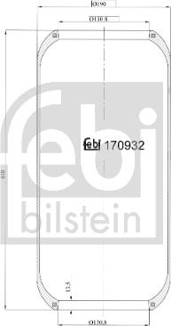 Febi Bilstein 20921 - Pneimoatsperes spilvens, Pneimopiekare ps1.lv