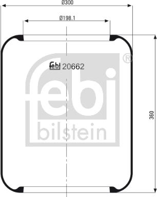 Febi Bilstein 20662 - Pneimoatsperes spilvens, Pneimopiekare ps1.lv