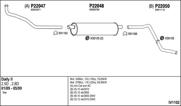 Fenno IV1102 - Izplūdes gāzu sistēma ps1.lv