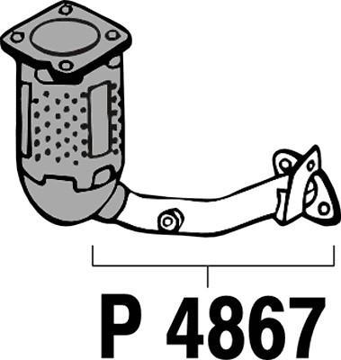 Fenno P4867 - Izplūdes caurule ps1.lv