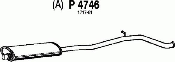 Fenno P4746 - Vidējais izpl. gāzu trokšņa slāpētājs ps1.lv