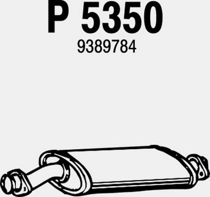 Fenno P5350 - Vidējais izpl. gāzu trokšņa slāpētājs ps1.lv
