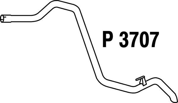 Fenno P3707 - Izplūdes caurule ps1.lv