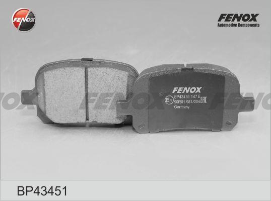 Fenox BP43451 - Bremžu uzliku kompl., Disku bremzes ps1.lv