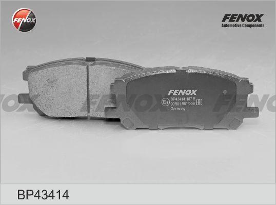 Fenox BP43414 - Bremžu uzliku kompl., Disku bremzes ps1.lv