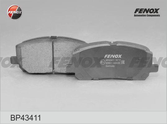 Fenox BP43411 - Bremžu uzliku kompl., Disku bremzes ps1.lv