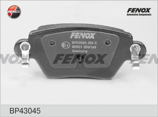 Fenox BP43045 - Bremžu uzliku kompl., Disku bremzes ps1.lv