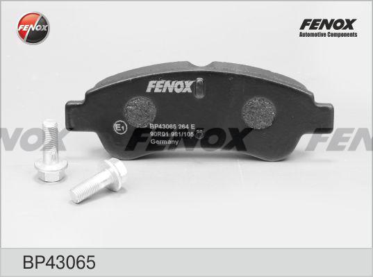 Fenox BP43065 - Bremžu uzliku kompl., Disku bremzes ps1.lv