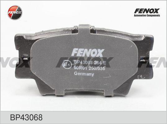 Fenox BP43068 - Bremžu uzliku kompl., Disku bremzes ps1.lv