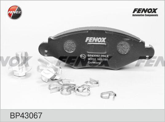 Fenox BP43067 - Bremžu uzliku kompl., Disku bremzes ps1.lv