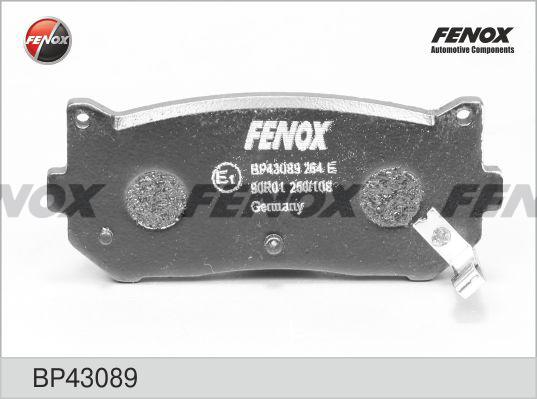 Fenox BP43089 - Bremžu uzliku kompl., Disku bremzes ps1.lv