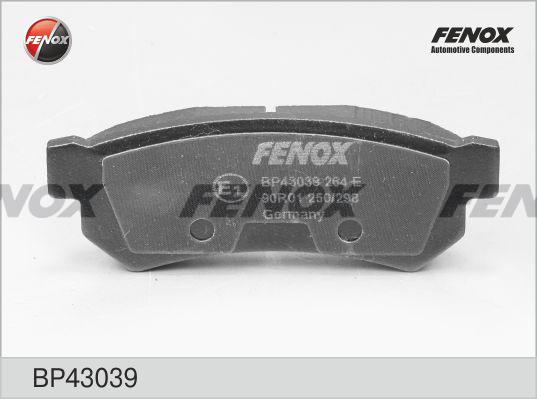 Fenox BP43039 - Bremžu uzliku kompl., Disku bremzes ps1.lv