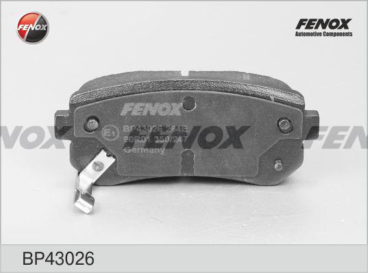Fenox BP43026 - Bremžu uzliku kompl., Disku bremzes ps1.lv
