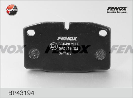 Fenox BP43194 - Bremžu uzliku kompl., Disku bremzes ps1.lv