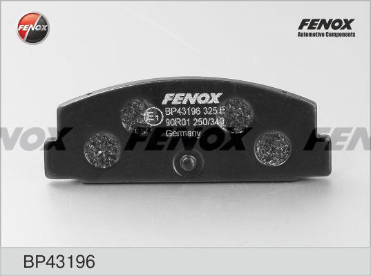 Fenox BP43196 - Bremžu uzliku kompl., Disku bremzes ps1.lv