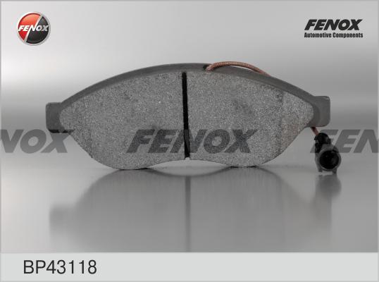 Fenox BP43118 - Bremžu uzliku kompl., Disku bremzes ps1.lv