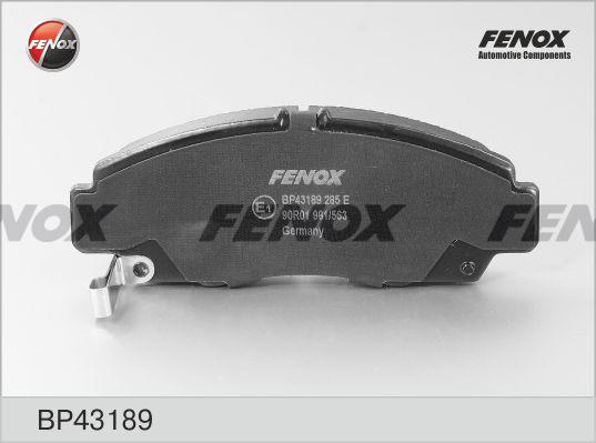 Fenox BP43189 - Bremžu uzliku kompl., Disku bremzes ps1.lv