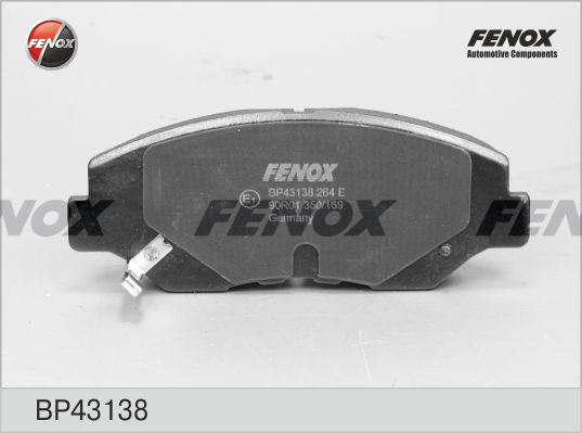 Fenox BP43138 - Bremžu uzliku kompl., Disku bremzes ps1.lv